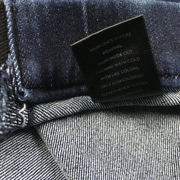 Simply Vera Jeggings Dark Wash Denim Skinny Jean Leggings Women's sz 4 Long - Picture 10 of 12